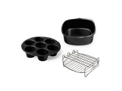 Lot de 3 accessoires pour friteuse à air - 5 l/6 l