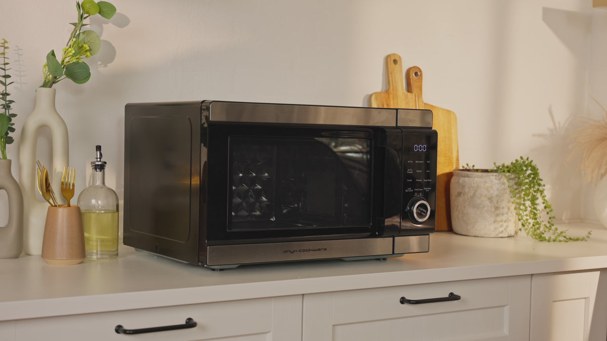 Indlæs video: 
KOMBIOVN MED AIRFRYER