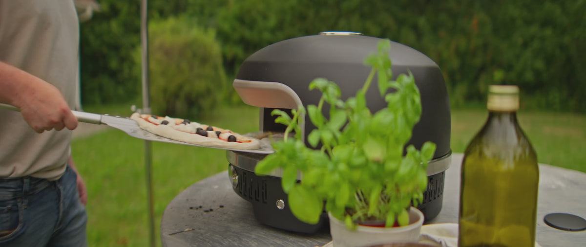 Video laden: 
Pizzaoven op gas 14"